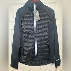 Kyodan Outdoor Girls Hooded Black Jacket Size L‎ NWT.
